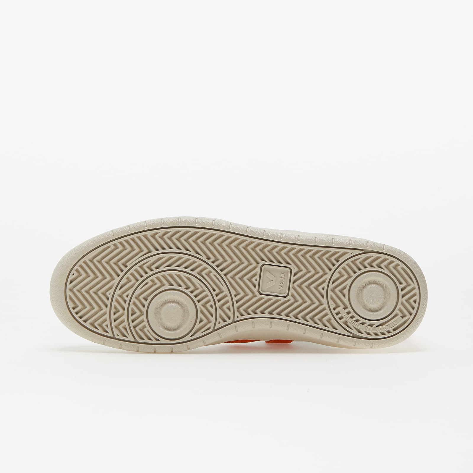Sko til mænd Veja V-12 Leather Extra-White/ Pumpkin