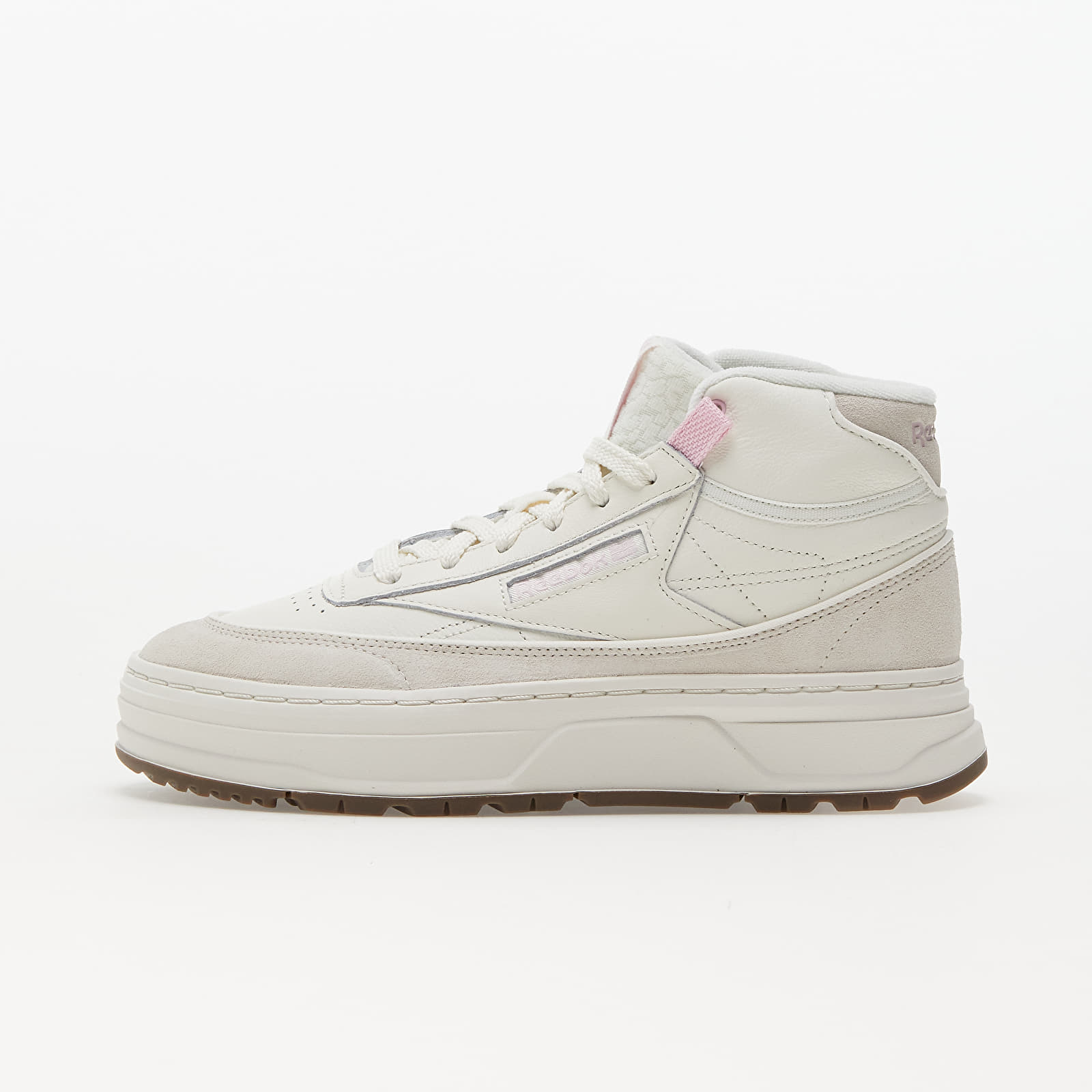 Women's shoes Reebok Club C Geo Mid Chalk/ Pixpnk/ Taupe