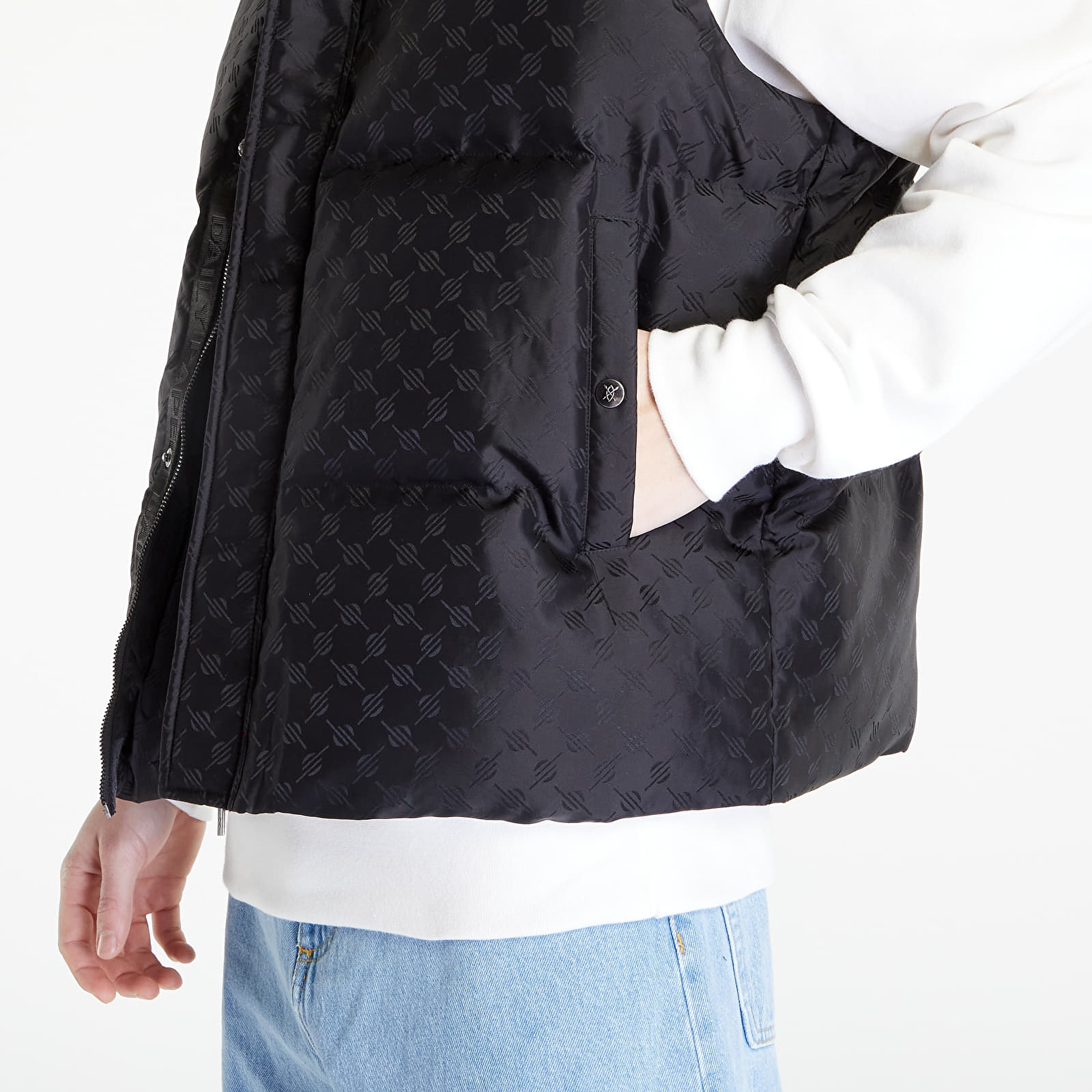 Gilets Daily Paper Pondo Bodywarmer Monogram Black