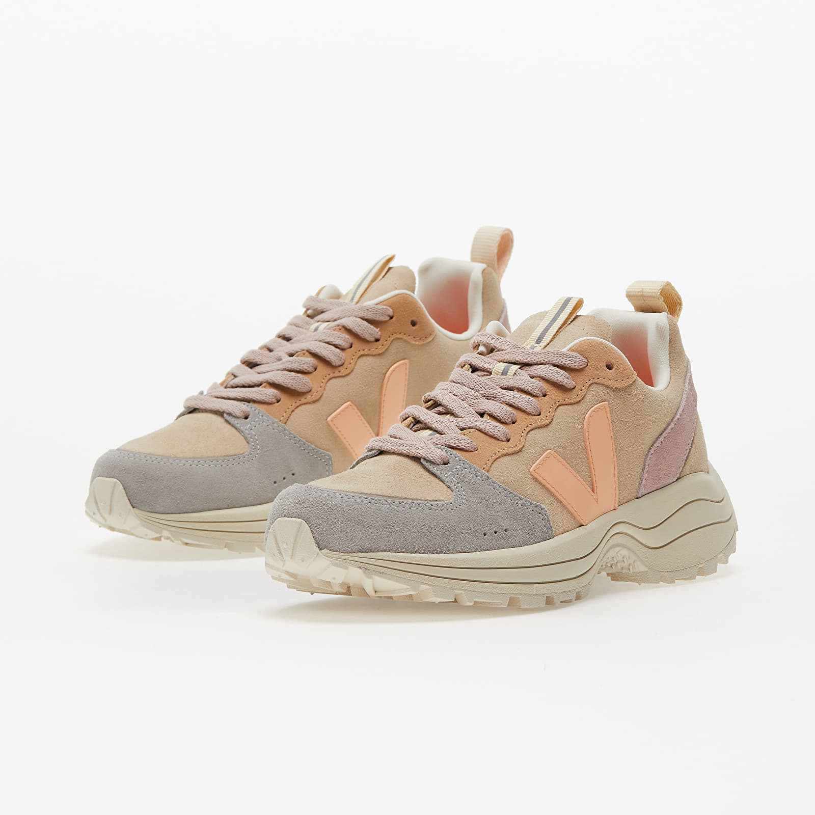 Scarpe donna Veja Venturi VC Suede W Almond/ Peach-Multico