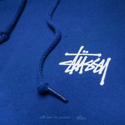 Navy blue best sale stussy hoodie