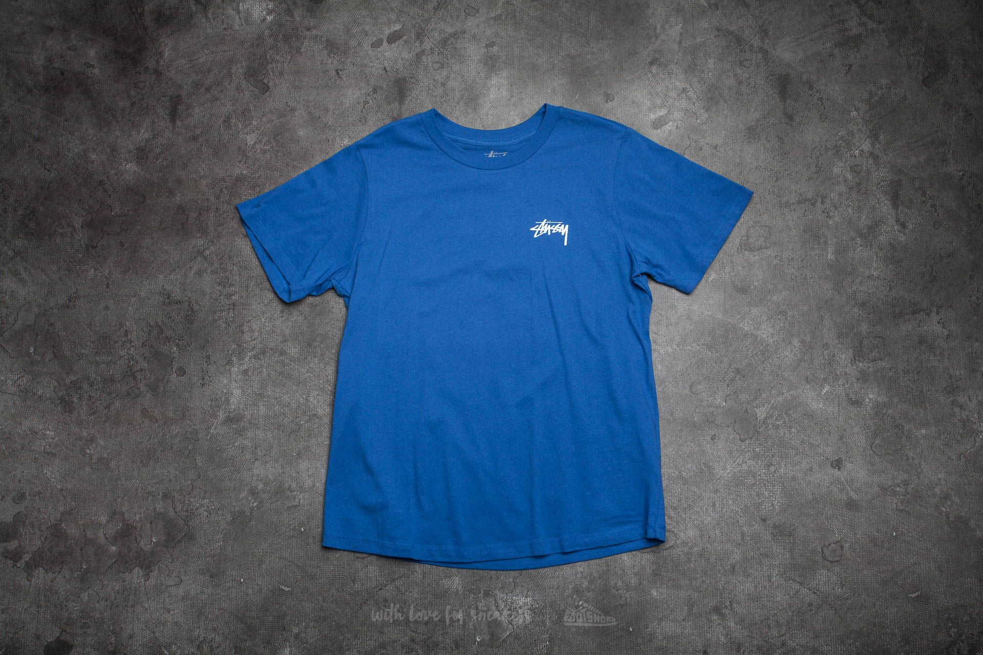 Blue stussy top t shirt