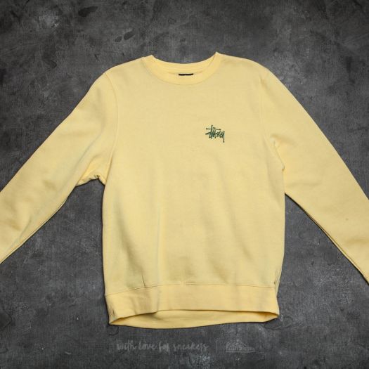 Stussy yellow sweatshirt outlet