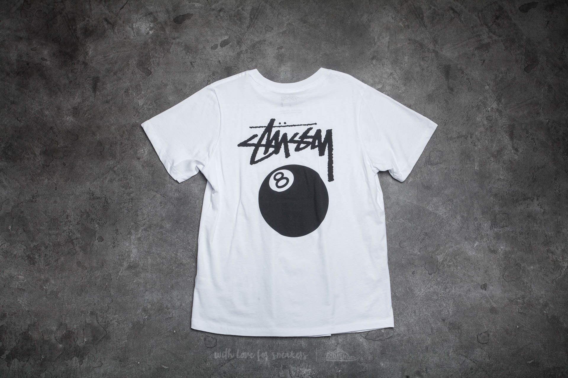 T-shirts og skjorter Stüssy 8 Ball Boyfriend Tee White