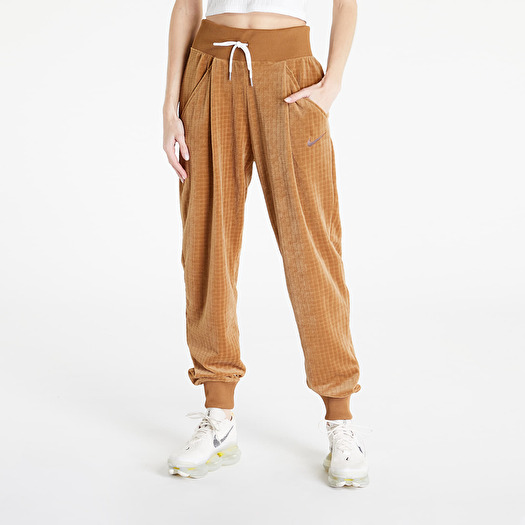 Pants and jeans Nike Sportswear Women's Velour High-Rise Jogger Ale Brown/  Ironstone