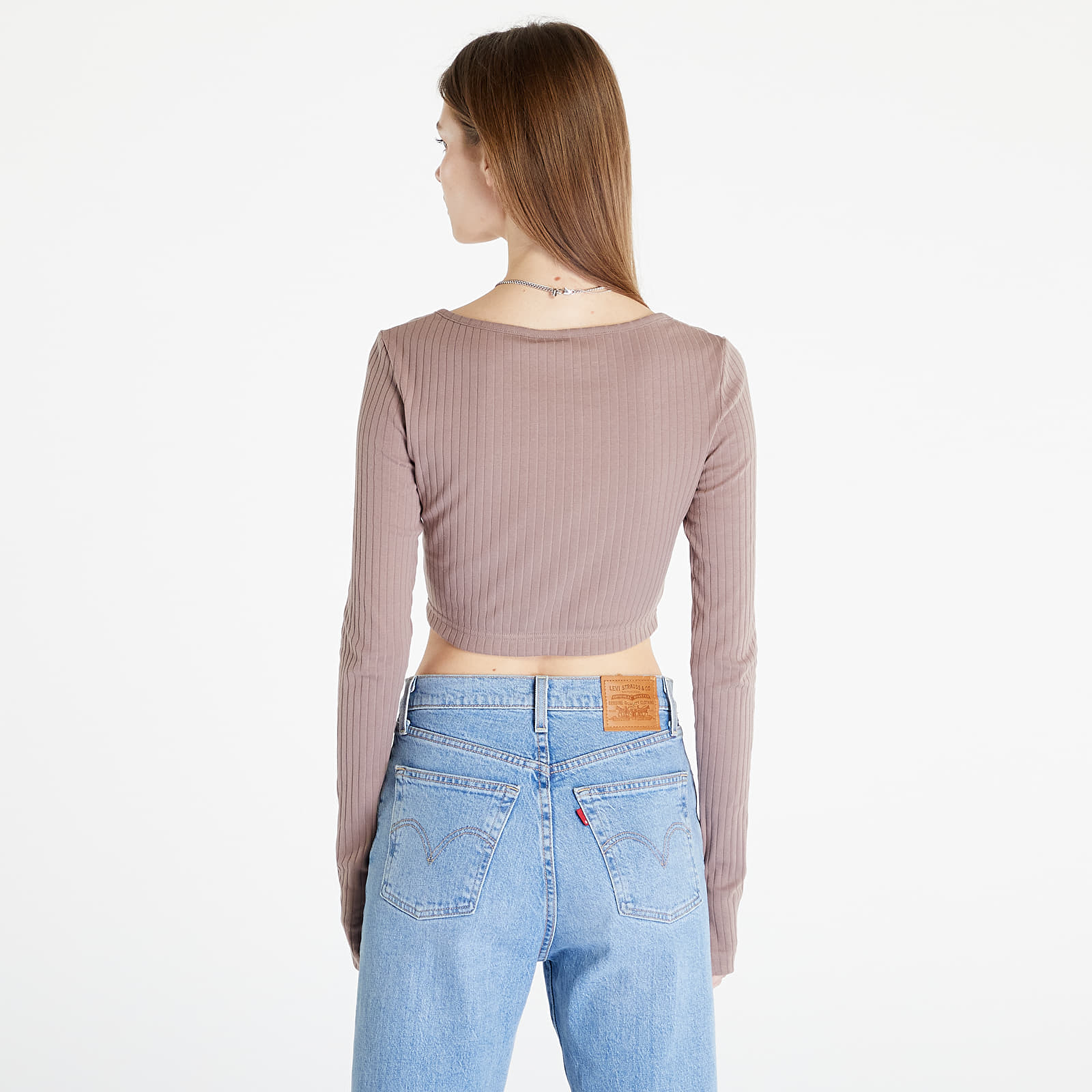 T-shirts Reebok Classics Long Sleeve Shirt Taupe