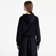 Sweatjacken und Sweatshirts Comme des Garcons PLAY Double Heart Zip Hoodie Black Footshop