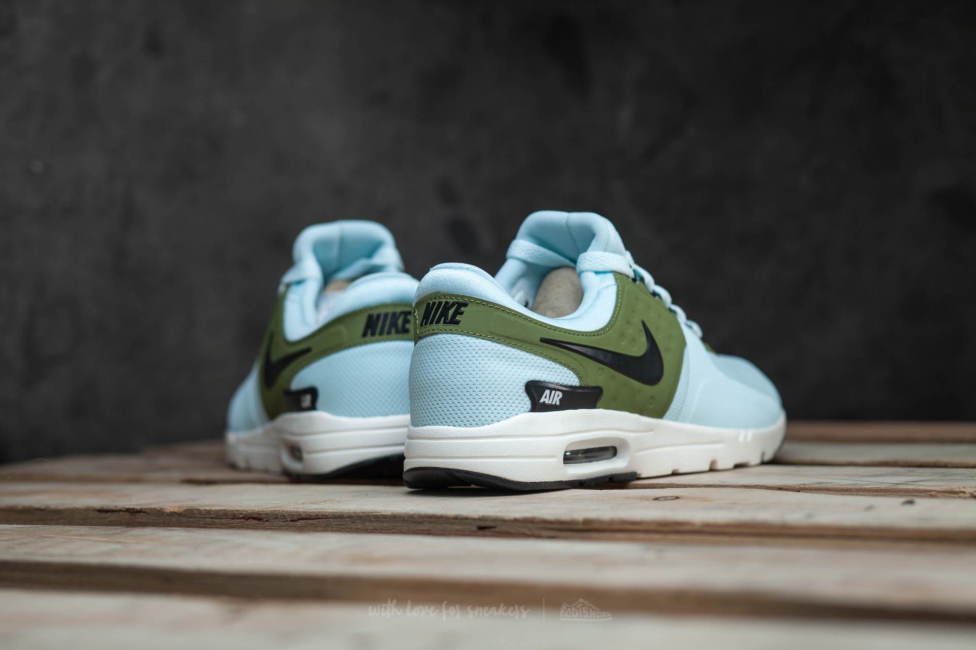 Women's shoes Nike W Air Max Zero Glacier Blue/ Black-Ivory