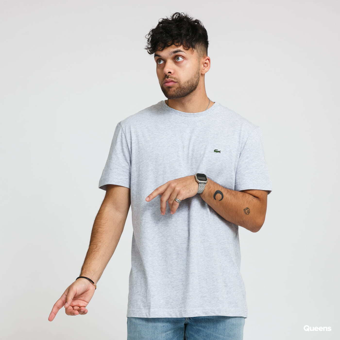 T-shirts LACOSTE Men's Tee Grey