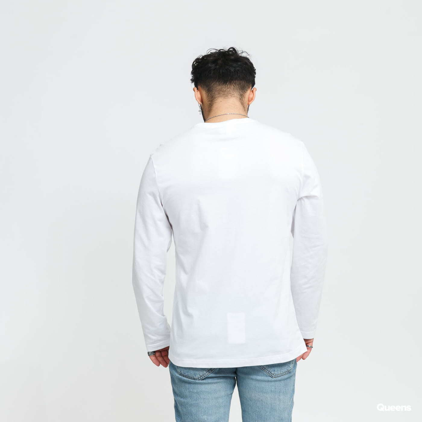 Koszulki LACOSTE M Longsleeve Tee White