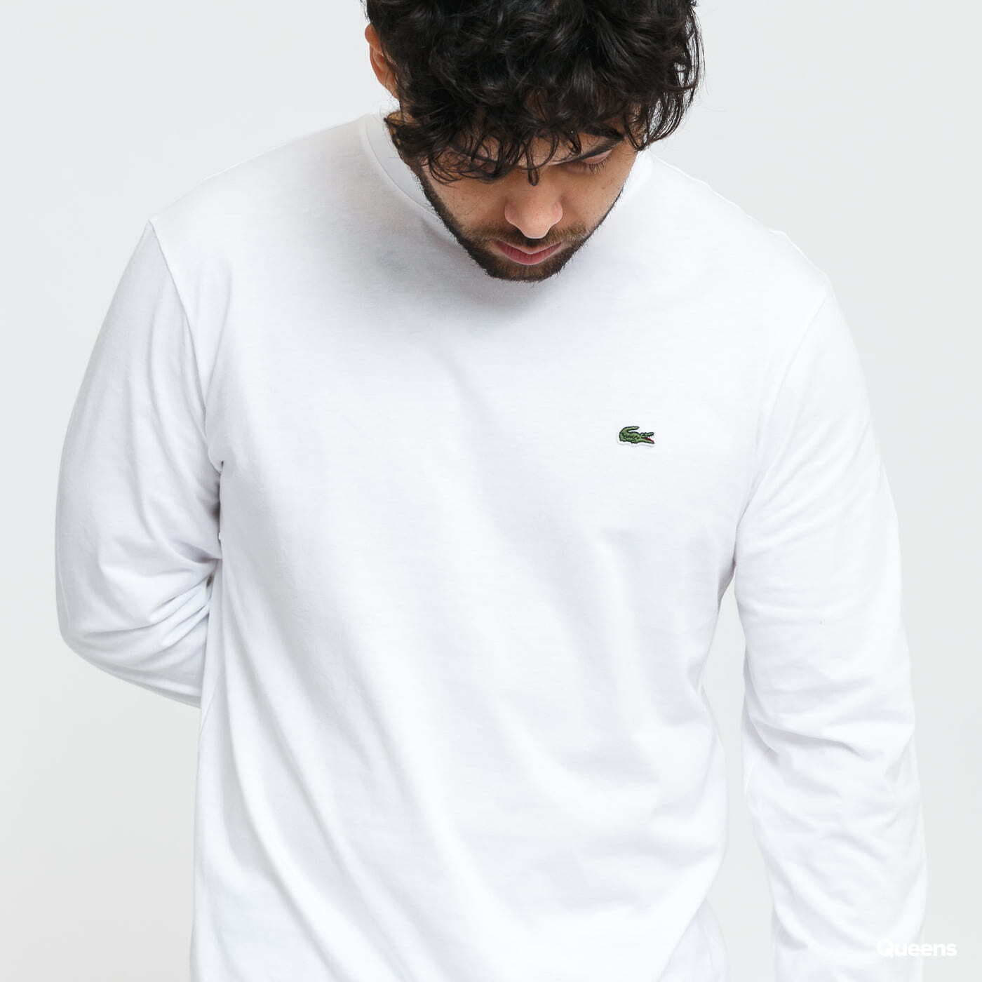 T-shirts LACOSTE M Longsleeve Tee White