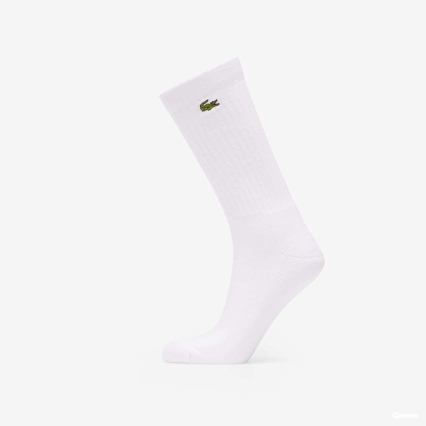 Lacoste fit sales sock white