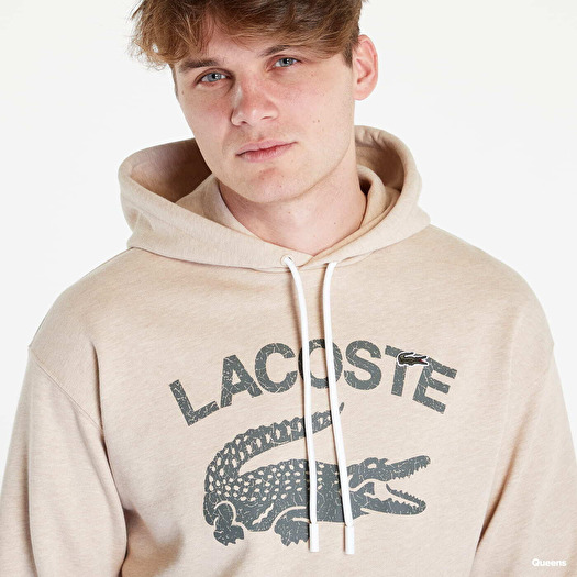 Lacoste sweatshirt beige clearance