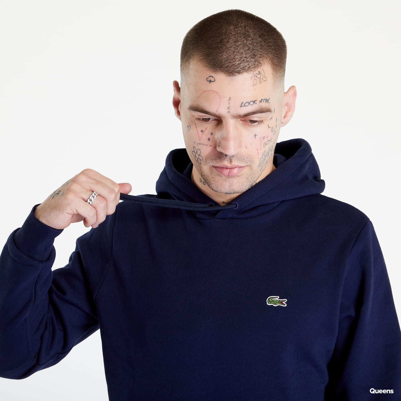 Sweatjacken und Sweatshirts LACOSTE Sweatshirt Navy Blue