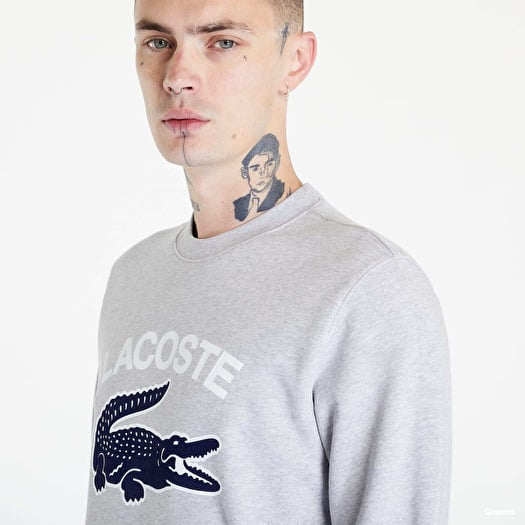 Lacoste grey sweatshirt shop