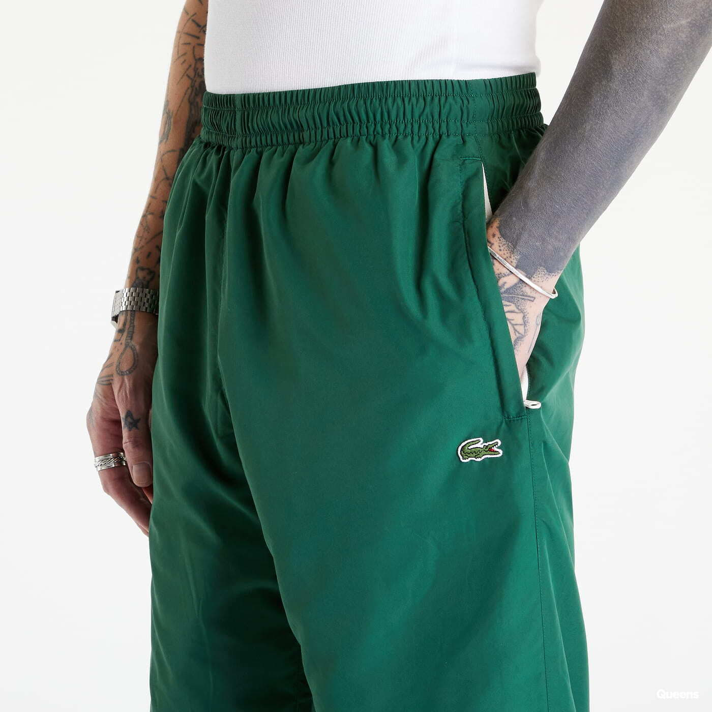 Green lacoste bottoms new arrivals