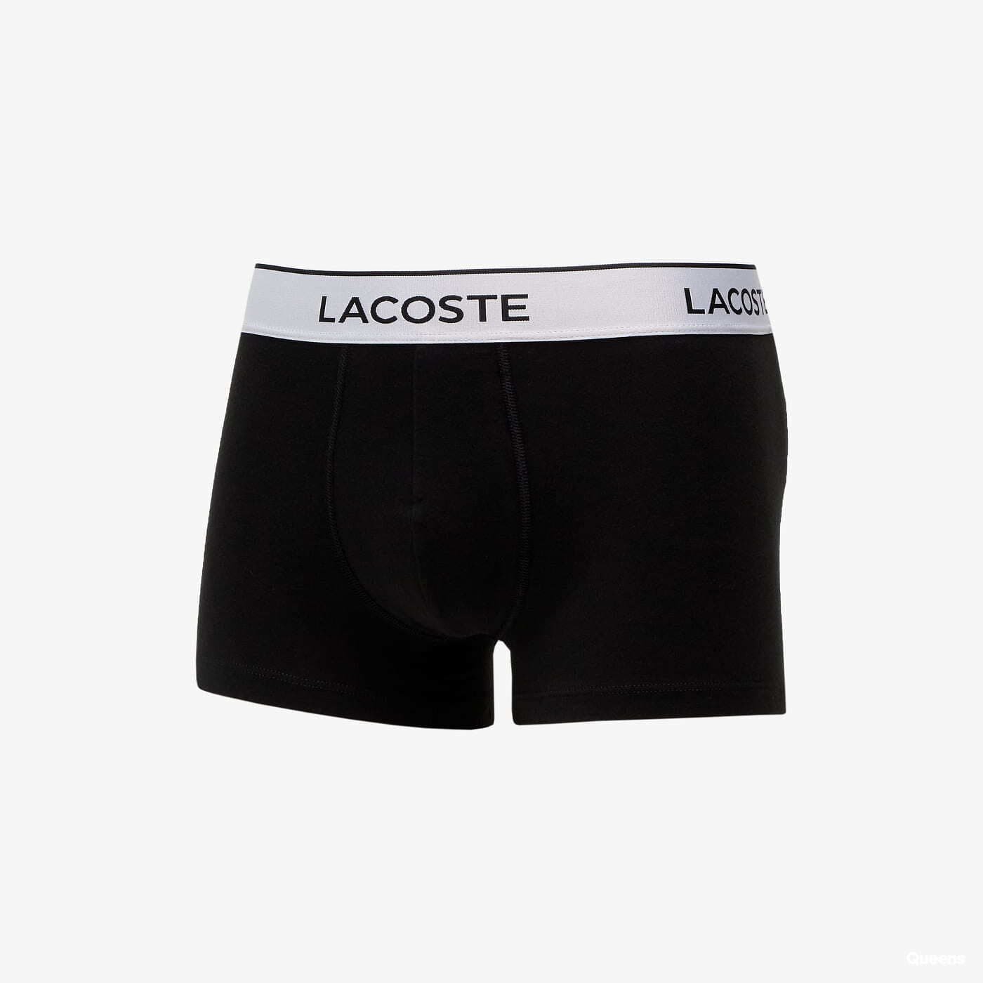 LACOSTE Underwear Trunk 3-Pack Black - 1 | YEO