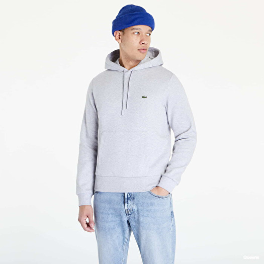 Grey lacoste hoodie deals