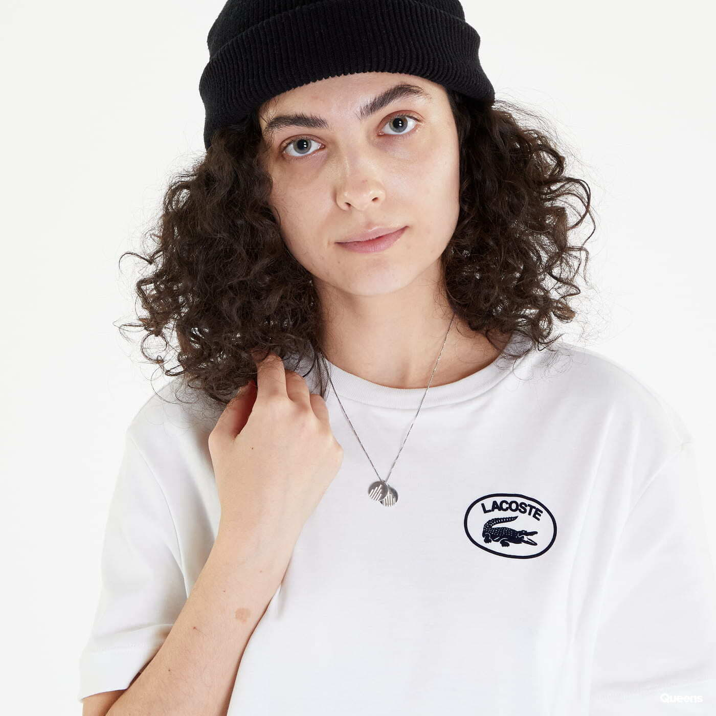 T-paidat LACOSTE T-Shirt White