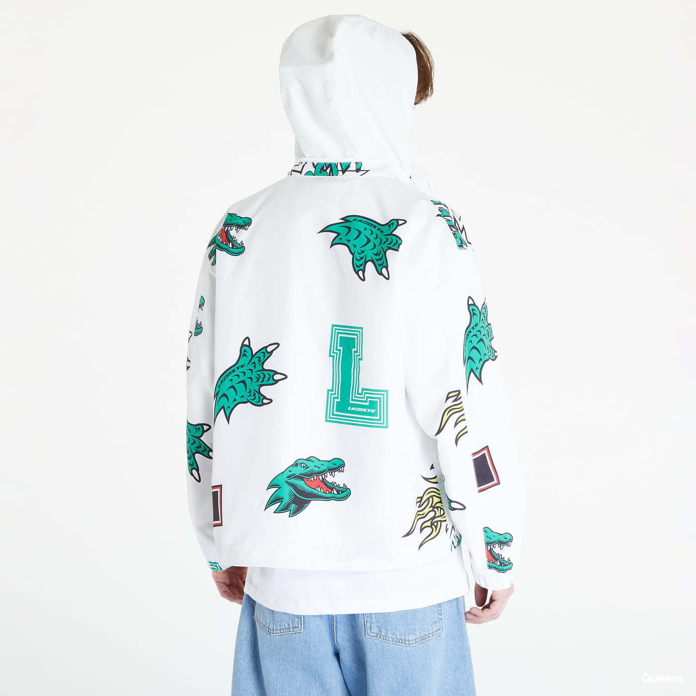 Giacche LACOSTE Parkas & Blousons White/ Multico