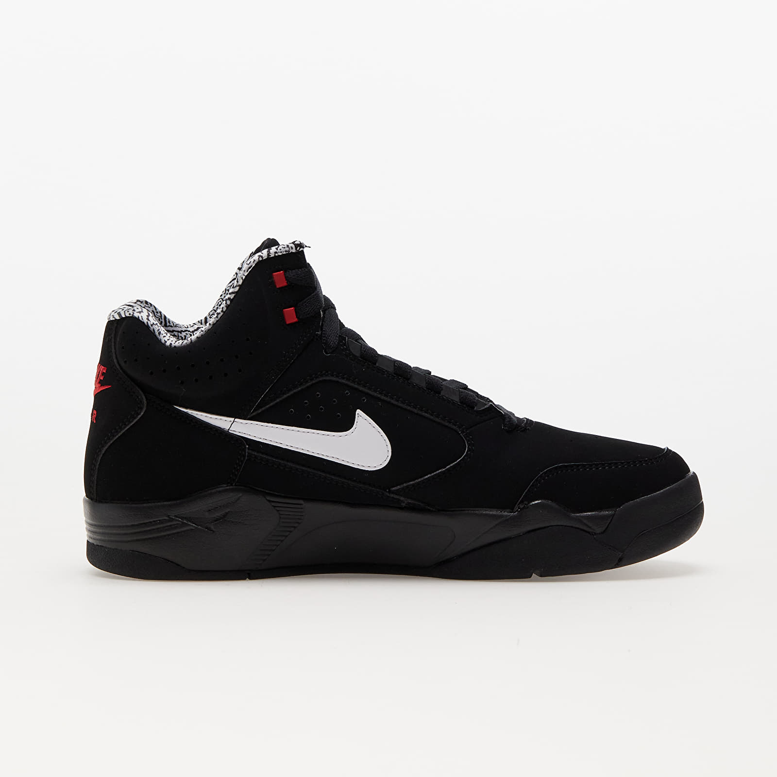 Încălțăminte și sneakerși pentru bărbați Nike Air Flight Lite Mid Black/ White-Varsity Red