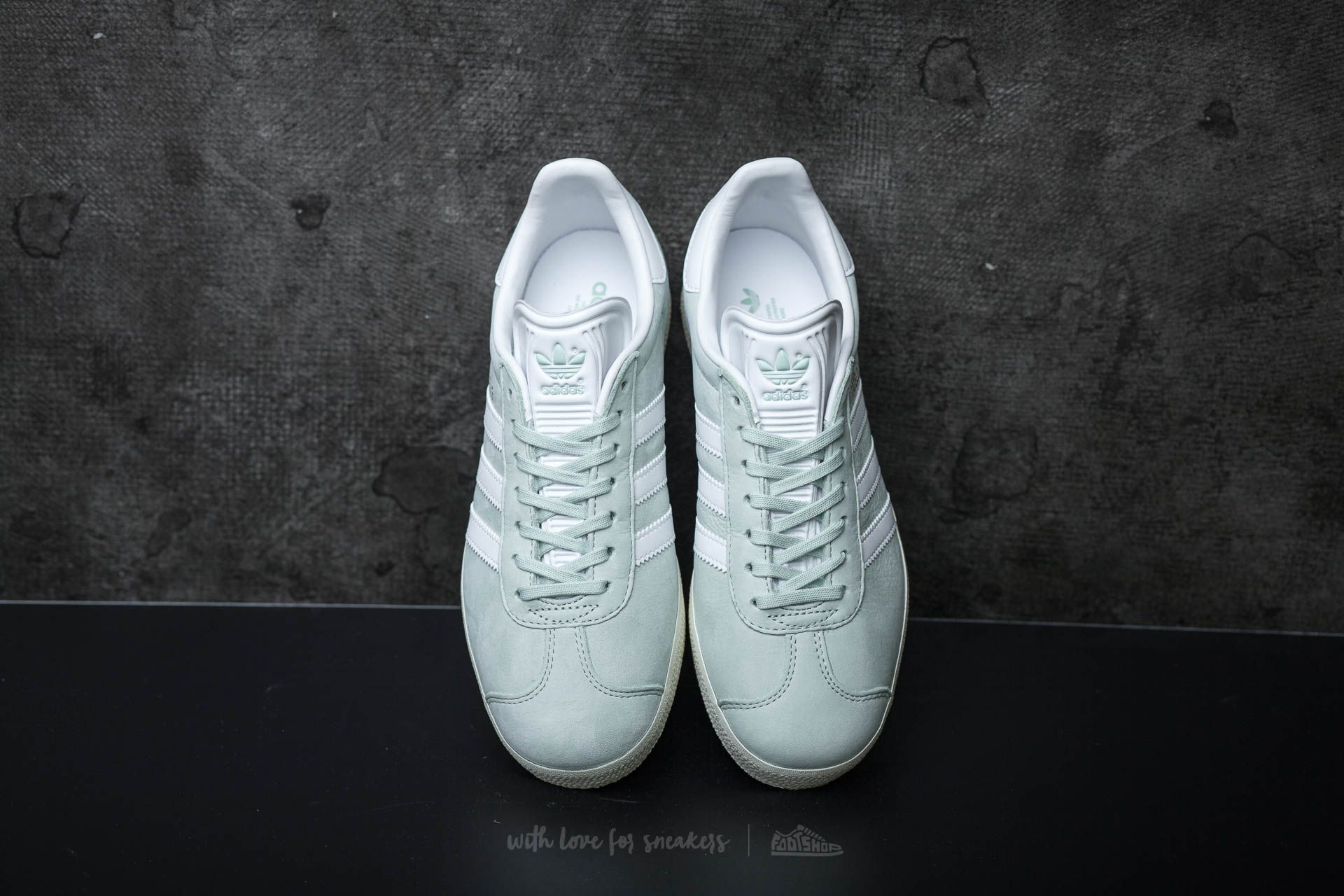adidas gazelle silver green womens adidas Gazelle ADV Shoes - Unisex - Green / Cloud White / Gold