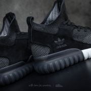 Adidas originals tubular x 2024 primeknit core black/dark grey