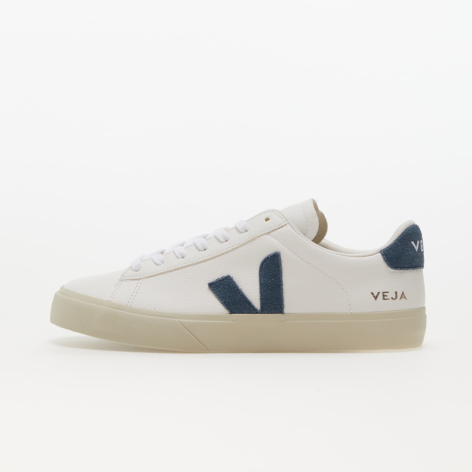 Levně Tenisky Veja Campo Chromefree Leather Extra-White/ California
