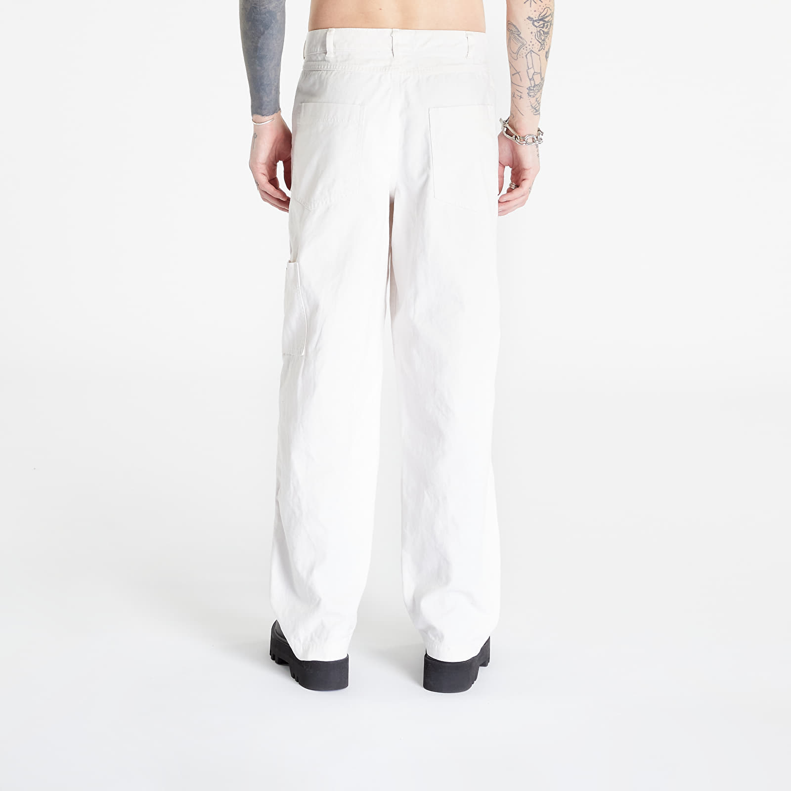 Džíny a kalhoty Nike Sportswear Men's Double-Panel Pants Phantom/ Black