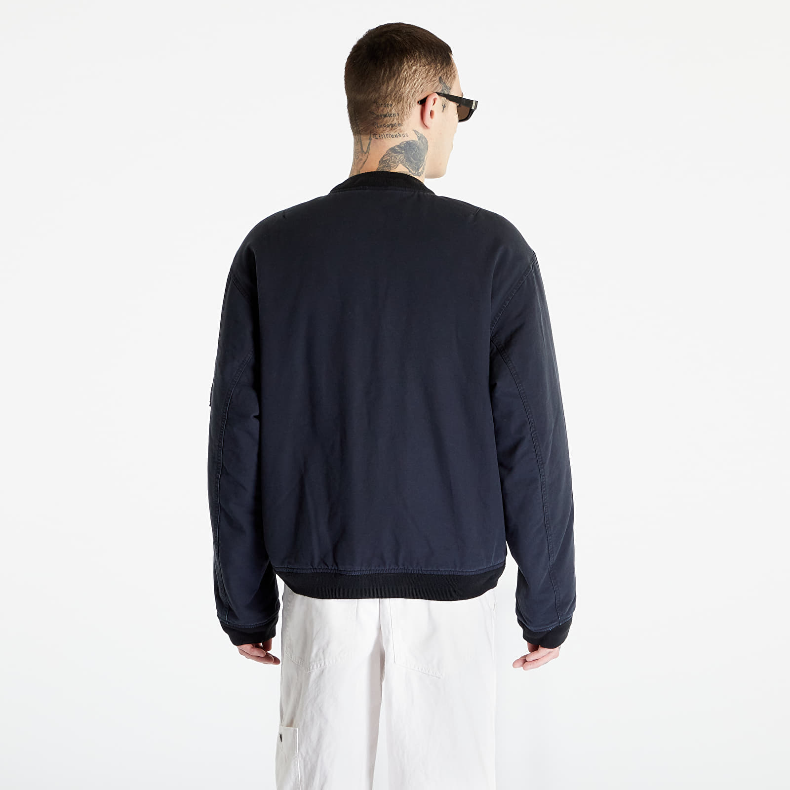 Takit Nike Life Men's Woven Flight Jacket Black/ White