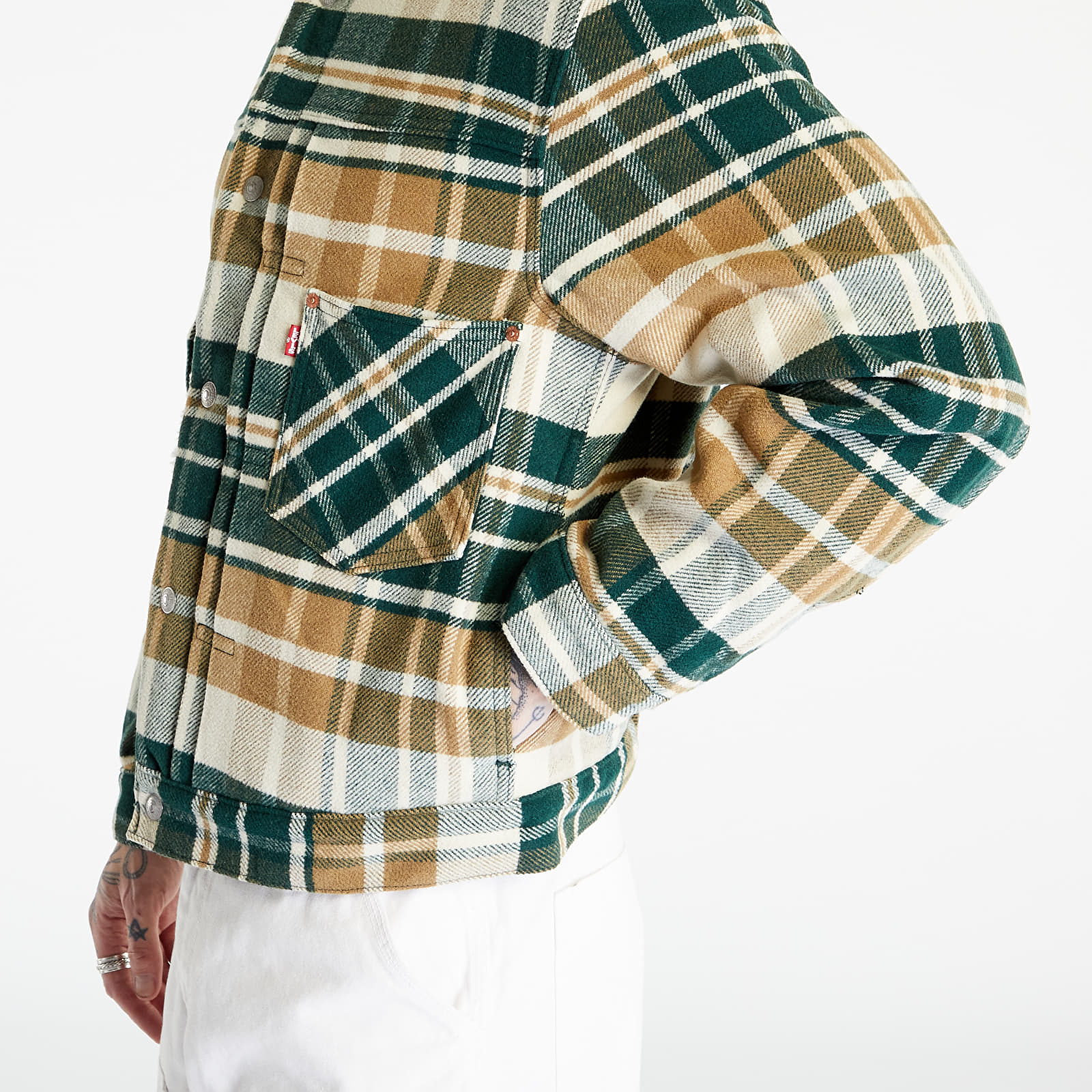 Jackets Levi's® Type I Sherpa Trucker Jacket Green Rigid