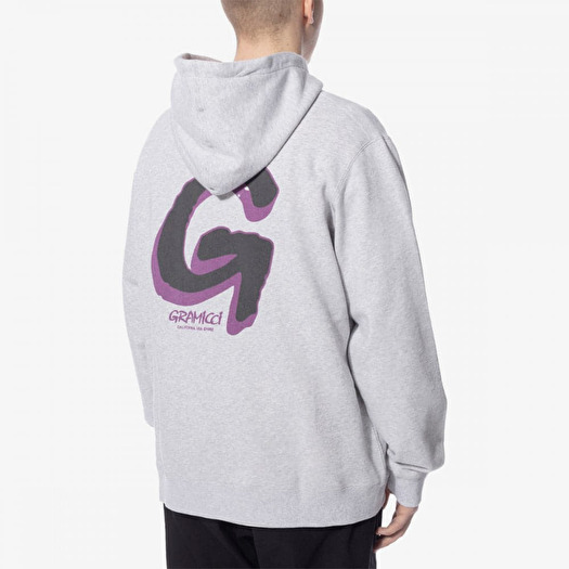 Supreme digital logo hooded sweatshirt heather grey sales