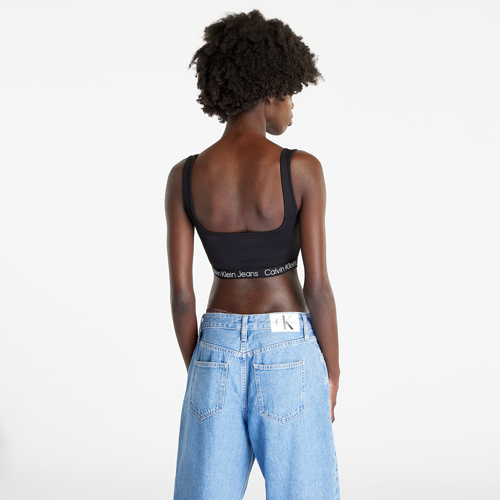 Bras Calvin Klein Jeans Tape Strappy Milano Top Black | Footshop