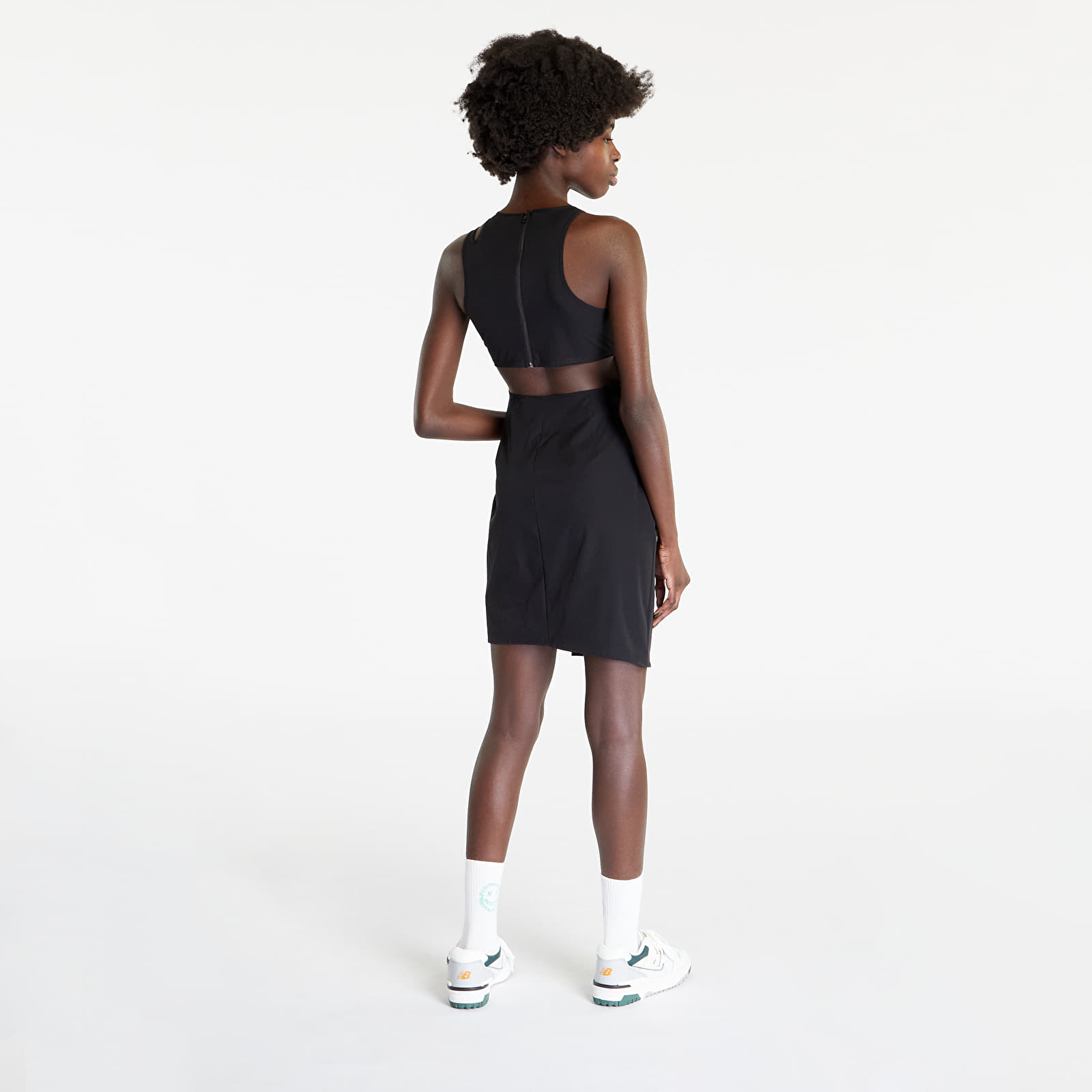 Dress Calvin Klein Jeans Wrapping Cut Out Dress Black Footshop