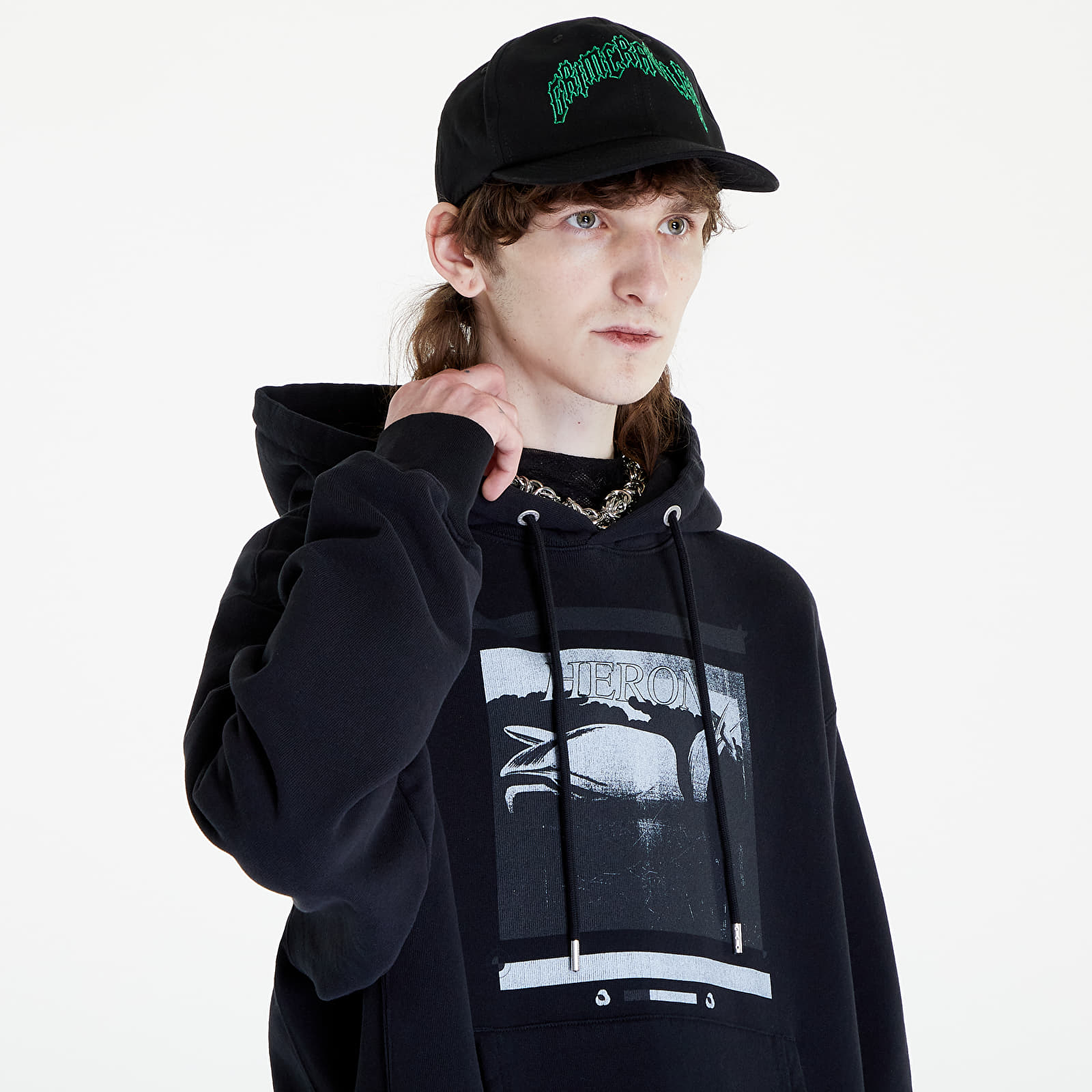 RAF SIMONS Cap With 2 Embroideries Black | Footshop