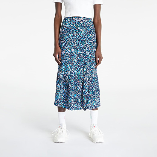 Gonna Tommy Jeans Ditsy Floral Midi Skirt Blue Ditsy Floral Print