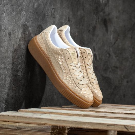 Women s shoes Puma Wn s Platform ExotSkin Natural Vachetta Gold Footshop