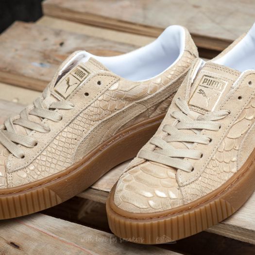 Puma platform gold clearance