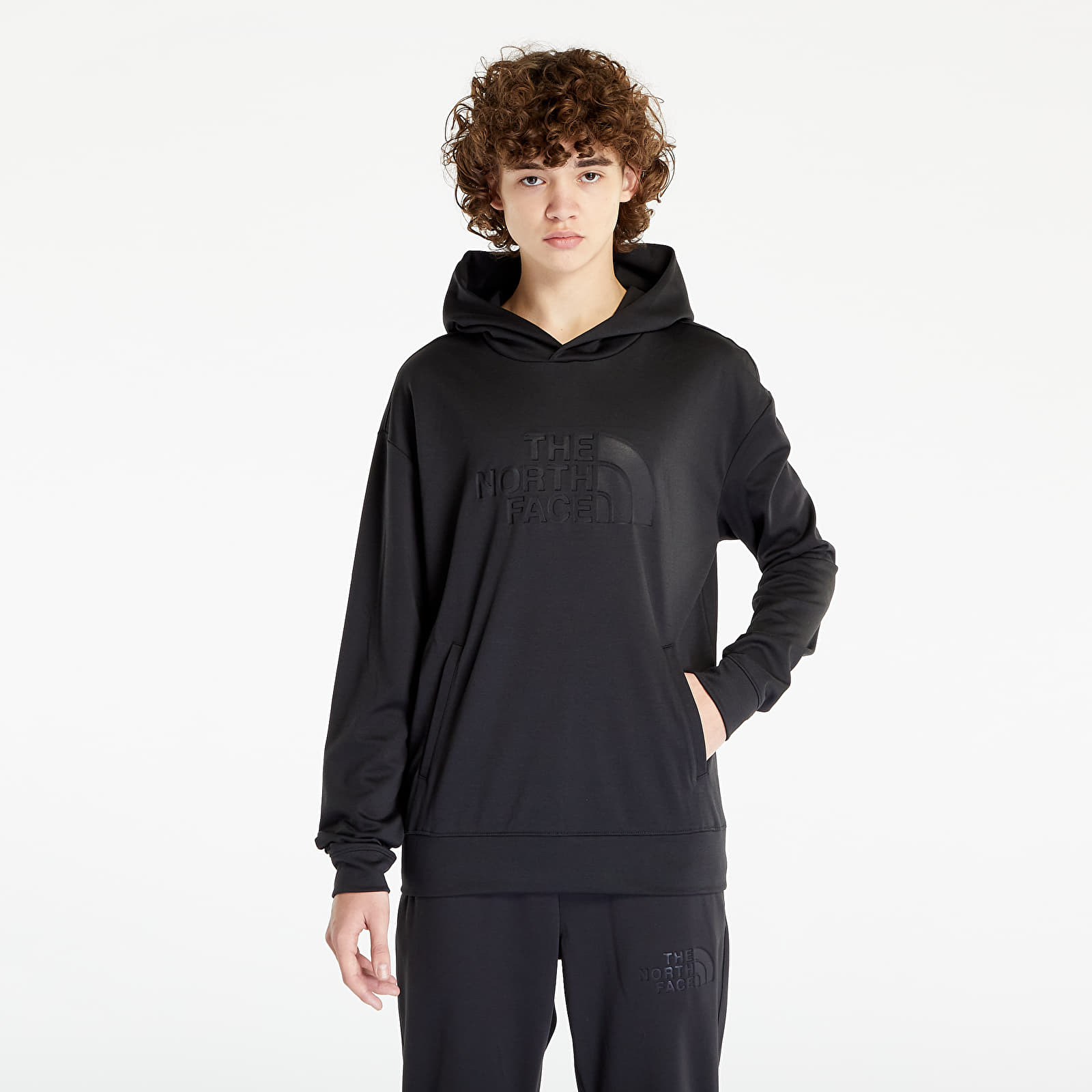 Levně The North Face Spacer Air Hoodie Tnf Black Light Heather