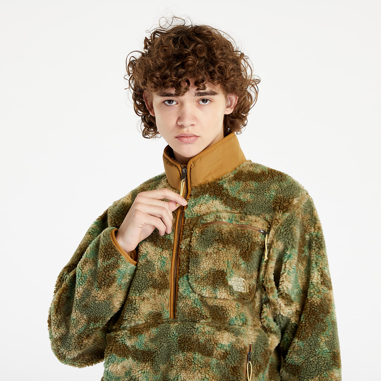 North face cheap sherpa camo