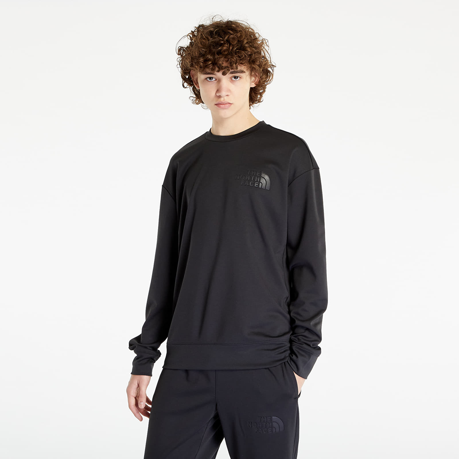 Levně The North Face Spacer Air Crew TNF Black Light Heather