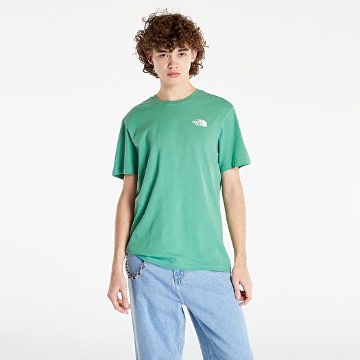 T shirts The North Face S S Redbox Tee Deep Grass Green Footshop