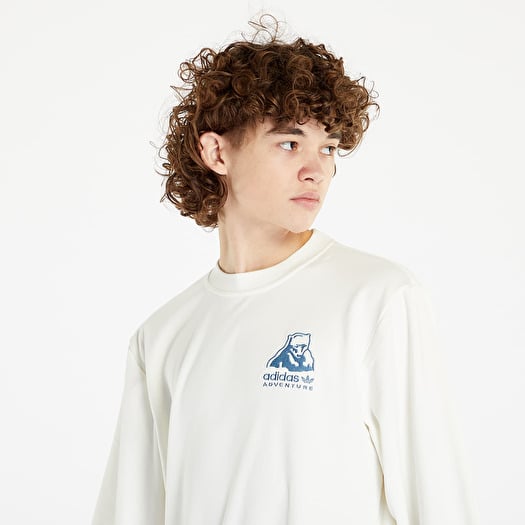 Hoodies and sweatshirts adidas Adventure Winter Crewneck Off White Footshop