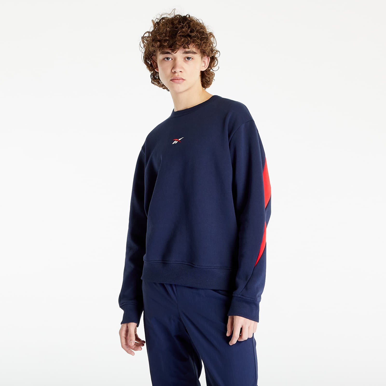 Mikinas ar kapuci un sporta krekli Reebok Classics Brand Proud Crew Sweatshirt Vector Navy