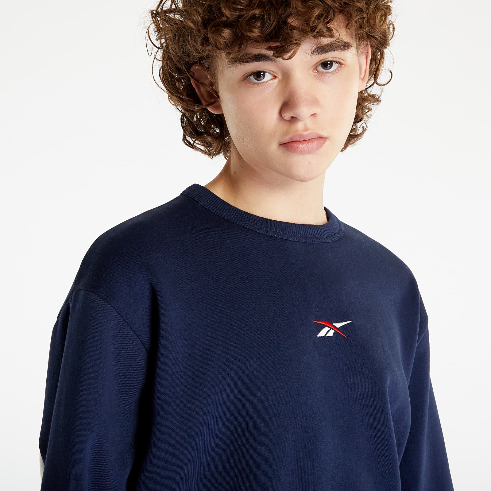 Mikinas ar kapuci un sporta krekli Reebok Classics Brand Proud Crew Sweatshirt Vector Navy