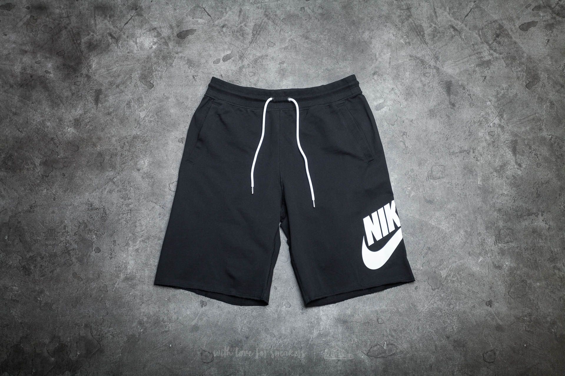 Džínsy a nohavice Nike Sportswear Short Black-White