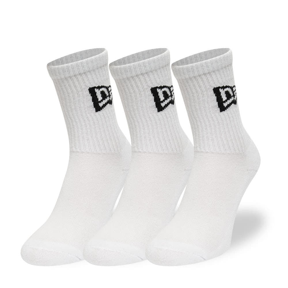 New Era Flag Crew 3-Pack White Universal