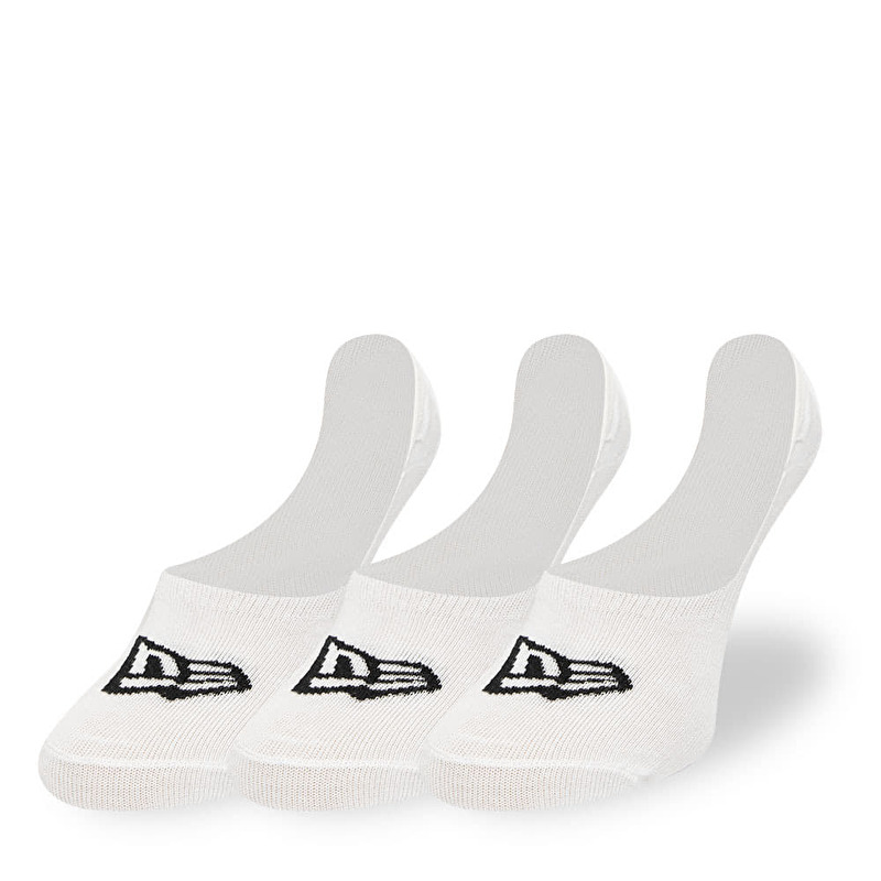 Κάλτσες New Era Flag Invisible 3-Pack White