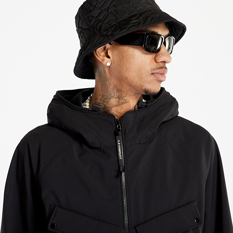 C.P. Company C.P. Shell-R Goggle Jacket Black | Footshop