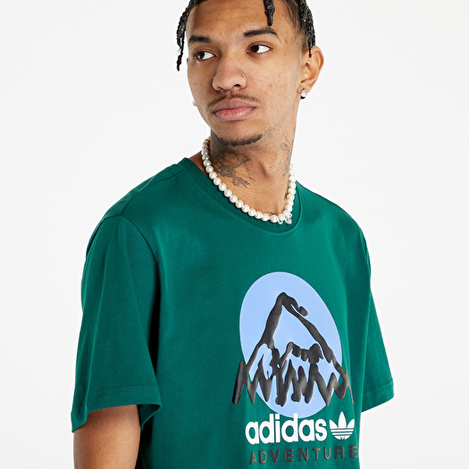 Dark green adidas shirt hot sale